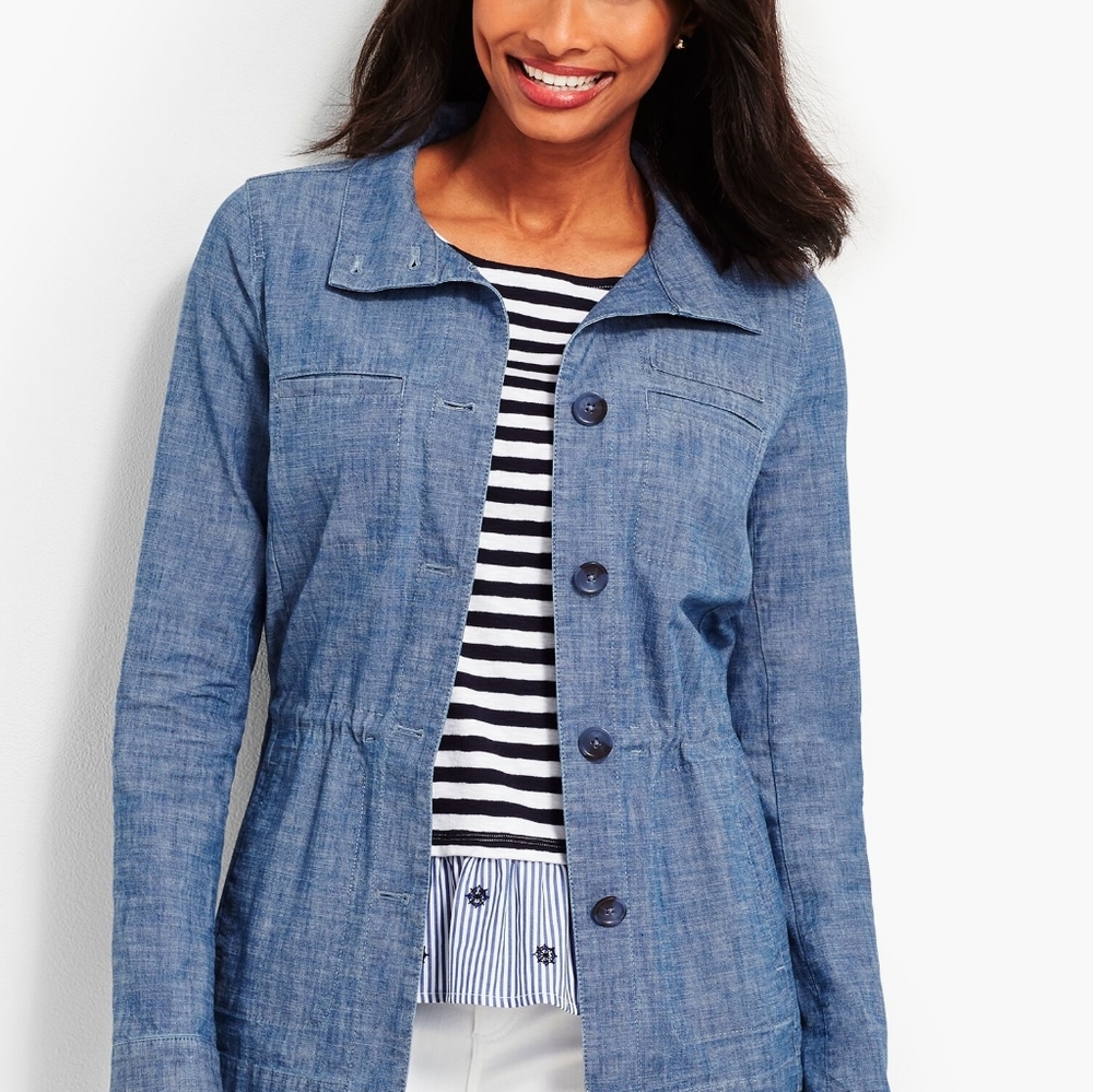 Talbots Twill Jacket - Chambray